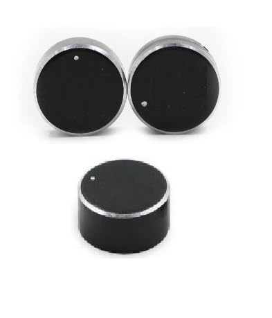 potentiometer knob, potentiometer knob volume control, Set of 3, MEDIUM SIZE, BLACK-image-10