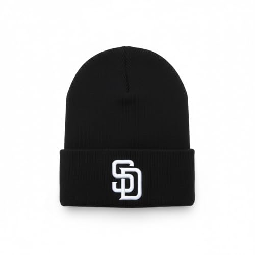 San Diego Embroidered Beanie - SD Beanie (Black)