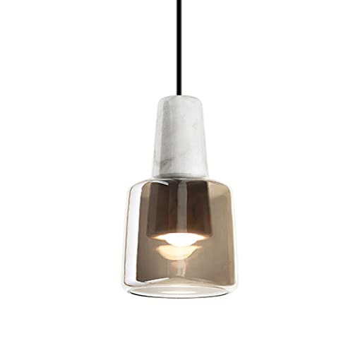 Suspension en verre pour cuisine couloir chambre lustre cristal E27