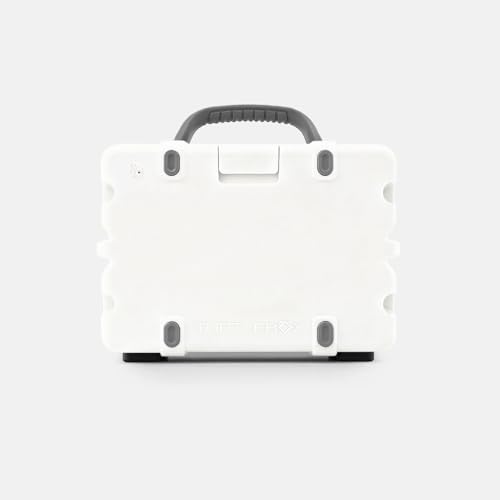 Image of Turtlebox Original Gen 3: Portable Outdoor Bluetooth Speaker - Ultra-Loud (120dB), Waterproof (IP67), Rugged, Impact-Resistant, 3-Day Battery | Party Mode: Unlimited Pairing Stereo, White /Gray