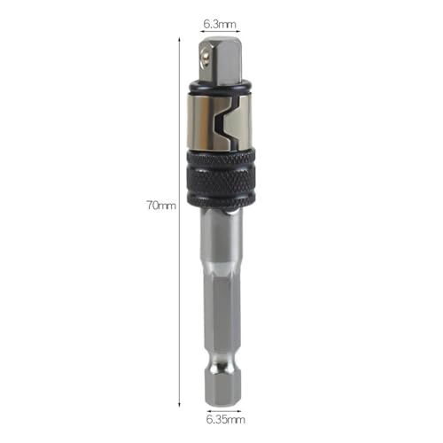 Adaptador de vástago hexagonal de 1/4 para evitar holguras en tornillos 3