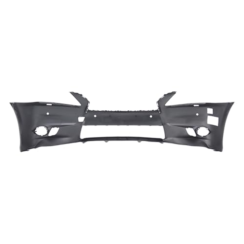 Image of FitParts Compatible with Lexus GS450h, GS350 2013 Front Bumper Cover | Primed, With Fog Light Holes, With Parking Sensor Holes, Sedan, Ready to Paint, OEM 521193A918, LX1000231