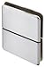 C.R. LAURENCE SRPPH02CH CRL Polished Chrome Senior Prima 02 Series Glass-to-Glass Mount Hinge
