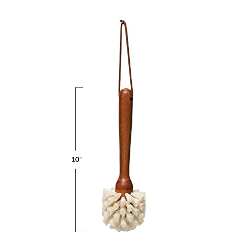 Creative Co-Op Brush, Beech Wood, Nylon, Dark Brown - Image 2