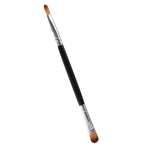 LIFKOME 1 PCS Premium Dual Ended Eye Shadow Brush Soft Powder and Makeup Applicator with Silver Tube for Eyeshadow Eyeliner and Cheeks Durable present Option