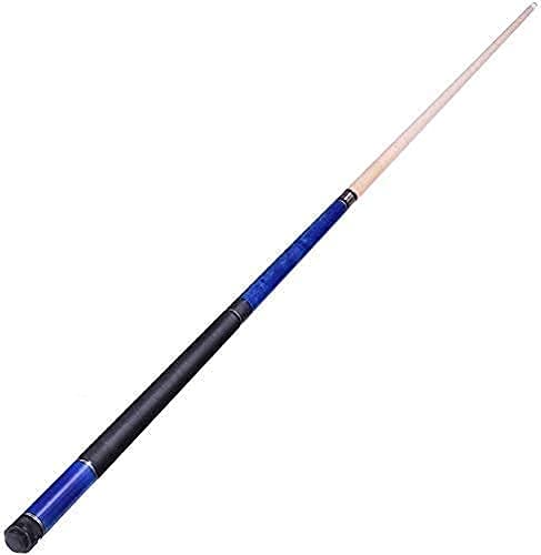 Taco de billar de madera de arce 147 cm azul miniatura 1