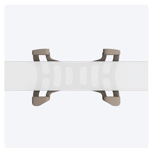 Tractive 2 STK. Gummiklammern für Tractive Dog 6 GPS Tracker (Braun)