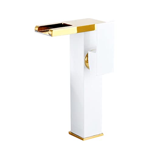 Robinet de lavabo à 3 couleurs changeantes LED pour éviter les brûlures en laiton doré