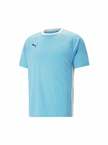 Puma Camiseta de Manga Corta Hombre TEAMLIGA 931832 02 Pádel Azul