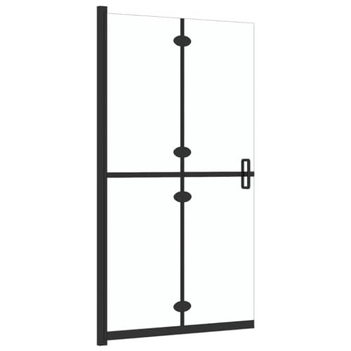 TerTide Parete per Doccia Walk-in Pieghevole in Vetro ESG 90x190cm, Parete Doccia, Parete Vasca da Bagno, Porta Box Doccia, Vetro Doccia #02