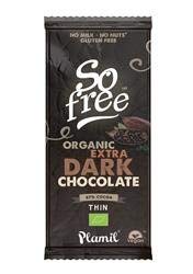 So Free Extra Dark Chocolate 80g by Plamil