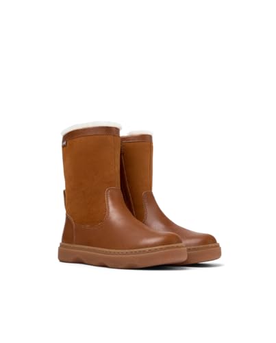 Camper Kids Girls Zip/Medium Elastic, Brown 003, 12 Little Kid2