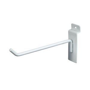 6" White Slatwall Hooks (Box of 96)