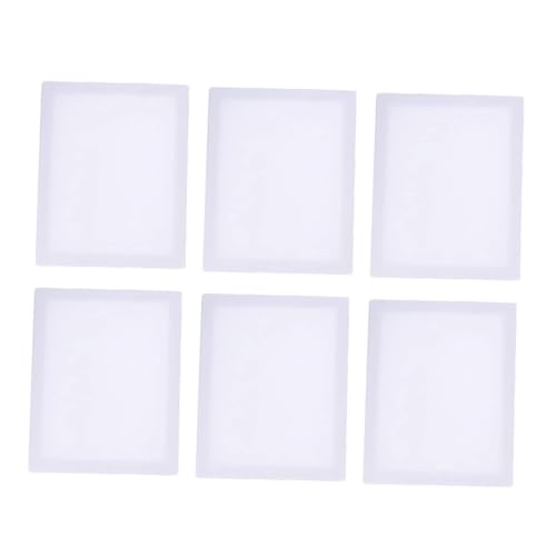 Artibetter 6piezas De Pintura Estirados De Algodón Blanco Pintura y Dibujo Diy Marcos De Óleo Para Artistas y