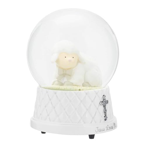 DEMDACO Musical Water Globe de Jesús caja musical infantil de agua 3