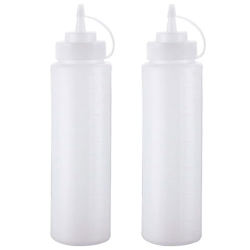 Tradineur - Lot de 2 bouteilles en plastique rechargeables pour s...
