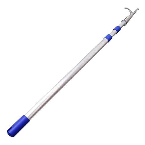 JYHHCYS Telescoping Boat Hook Pole - Extension Pole Boat Hook for Docking Boating Accessories - 6 10 13 16 20 FT Heavy Duty Deck Hook Boat for Push-Pull and Boating(Longest - 3m/9.8ft)