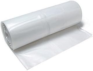 Norkan Flame Retardant Plastic Sheeting - 4mil - 20' x 100' White Durable Fire-Resistant Vapor Barrier for Construction, Painting, and Industrial Applications