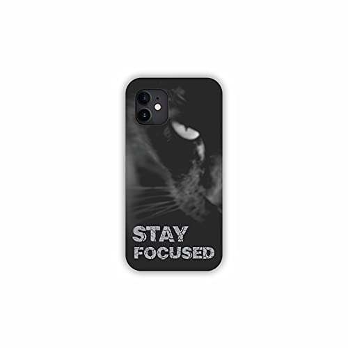 Stay Focused iPhone 12 Mobile Case Back Case Protective Hard Case Back Cover Printed Back