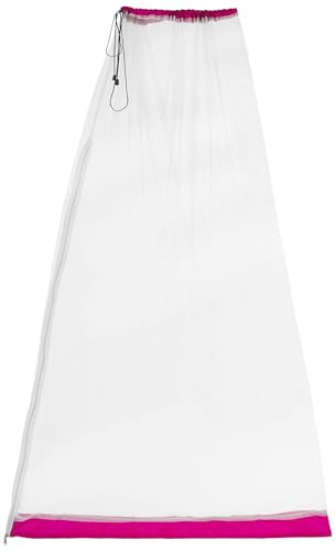 Image of Classic Mosquito Net for Baby Swing /Jhula, Jula Baby Mosquito Net for 0-3 Year Baby, Baby Cradle Swing, with Side Zip Opening (Pink)