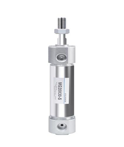Mini-vérin pneumatique en acier inoxydable durable MG40-15-S