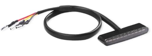 Feux arrière de freinage moto LED étanches avec feux de jour intégrés
