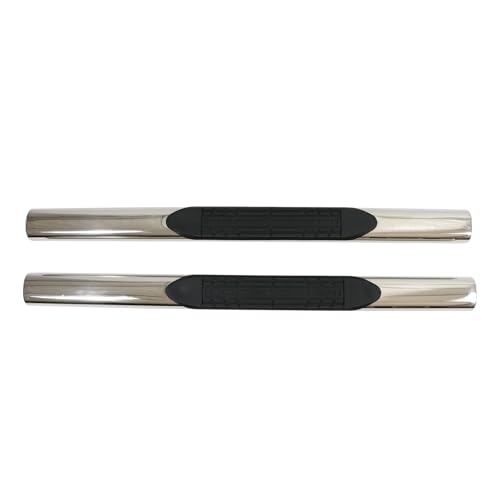 Estribos de Acero Inoxidable pulido 4" para Toyota Tundra 2007-12 miniatura 1