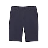 French Toast Boys' Flat Front Performance Stretch Short, Navy, 10