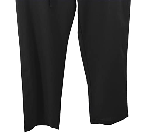 AITFINEISM Calça masculina de algodão e linho com cordão elástico na cintura leve para verão, A - Pr