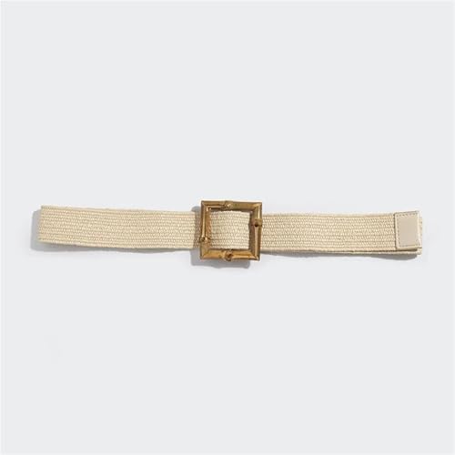 Grass Elastic Woven Buckle Belt with Beautiful Casual Wind Women's Belt Version of Summer for fashion3