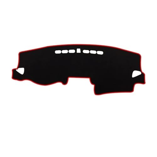 Tapis de bord haut de gamme Hyundai Kona protection habitacle RHD finitions liseré rouge