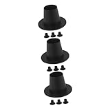 3 Series Portavelas De Metal Vintage De Velas De Pilar Centro para Bodas Y Fiestas Decoración Retro para Hogar 4 Piezas X 3