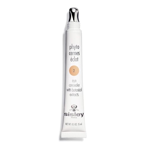 Image of Sisley Paris Phyto-Cernes Eclat, No. 2 - 15 mL - Eye Concealer - Tinted Anti-Dark Circles Product - Instantly Masks Dark Circles & Targets Puffiness - Natural, Long-Wear Finish - Includes Brush