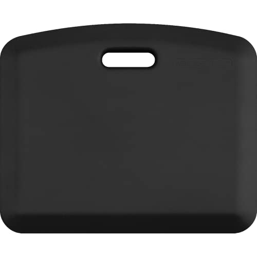 Wellnessmats Companionmat Anti-Fatigue Comfort & Support - Non-Slip With Handle - 18"X22"X 3/4" Black #TOP8