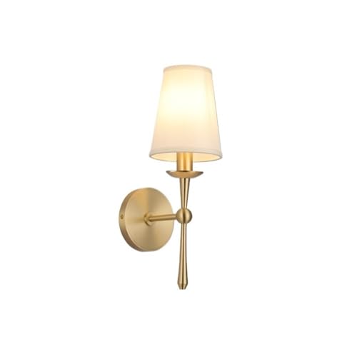 Lizhuzhuzs28 Moderna Lámpara de pared cobre for sala estar, dormitorio lujo, estudio, escalera, pasillo Decoración