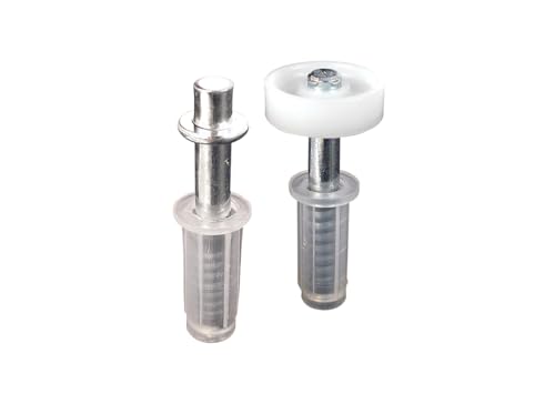 Rueda guía y pivote superior para puertas plegables FHC N7266 - Paquete de 2 unidades miniatura 2