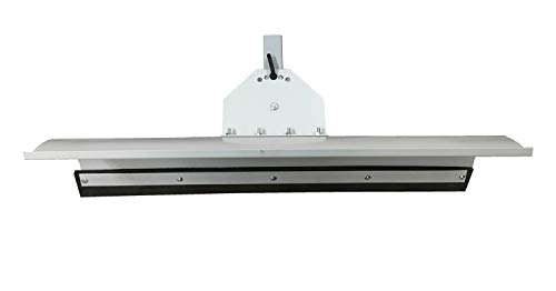 Foto von Universal Schneeschild Schneepflug Grau pulverbeschichtet/Abmessungen 100 x 40cm / für Rasentraktor oder Einachsermaschinen / 5-Fach verstellbar