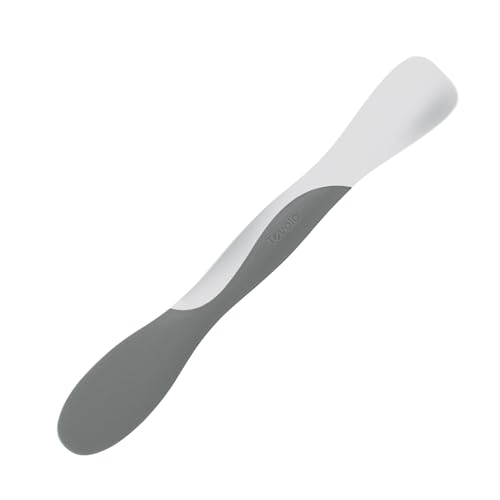 Image of Tovolo Tool for Kitchen Meal Prep to Scoop Spread Slice and Scrape,White /Gray