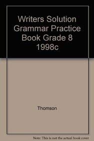 Writers Solution Grammar Practice Book Grade 8 1998c: Prentice Hall Writer's Solution