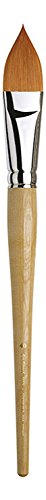 Image of da Vinci Watercolor Series 884 CosmoTop Spin Paint Brush, Giant Pointed Oval Synthetic with Natural Handle, Size 40 (884-40)
