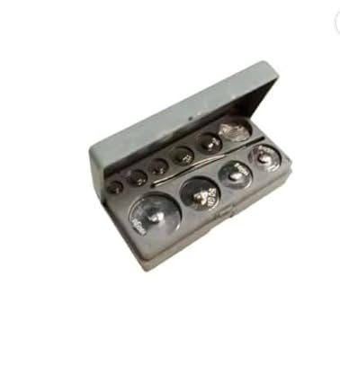 Precision Calibration Weight Set | Standard Weight Box with Metal Storage Case | Accurate Weights for Laboratory, School & Industrial Use-image-38