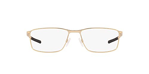 Oakley Men's OX3217 Socket 5.0 Rectangular Prescription Eyewear Frames, Satin Light Gold/Demo Lens, 55 mm