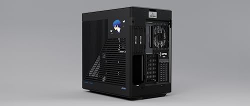 Image of Hyte Y60 Persona 3 Reload Official Mid-Tower ATX Gaming PC Desktop Case - Panoramic Tempered Glass - Dual Chamber - High Airflow Chassis - PCIE 4.0 Riser Cable Included - Black
