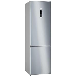 Siemens KG39NXIBF iQ300 Koel-vriescombinatie, 203 x 60 cm, 280 l koelen + 119 l vriezen, noFrost nooit meer ontdooien, anti-vingerafdrukbescherming tegen vingerafdrukken, metallic