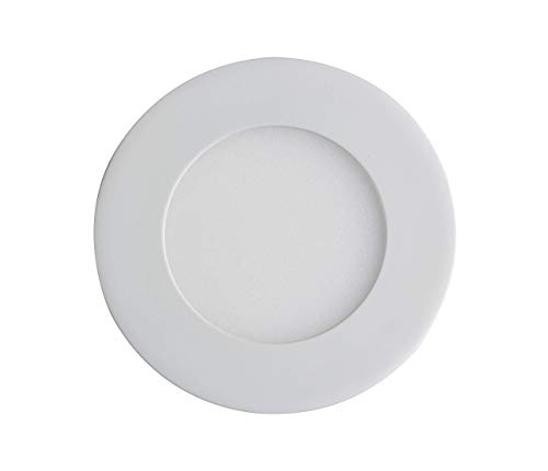Els Banys 08 01 1752 Spot LED Extra Plat Encastrable Aluminium 3 W 8,5 x 8,5 cm Blanc Cover