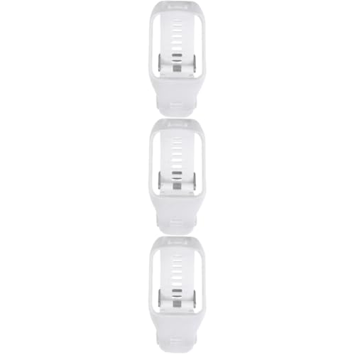Bande de silicone de remplacement Mikikit en violet pour montre de golf connectee pack de 3