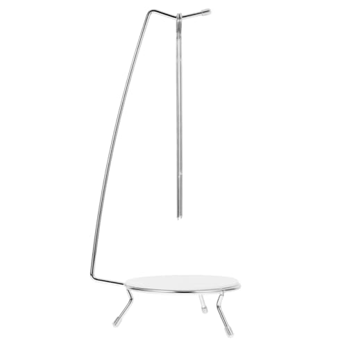 GLEAVI 1Juego Soporte Brochetas Inoxidable Colgador Kebab con Brochetas Barbacoas y Acampadas Conveniente una Cocción