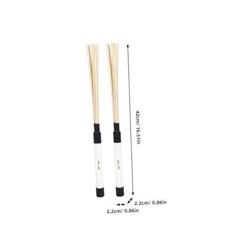 Baquetas para percusión ELAYARD para batería de jazz y práctica de tambor caja miniatura 2