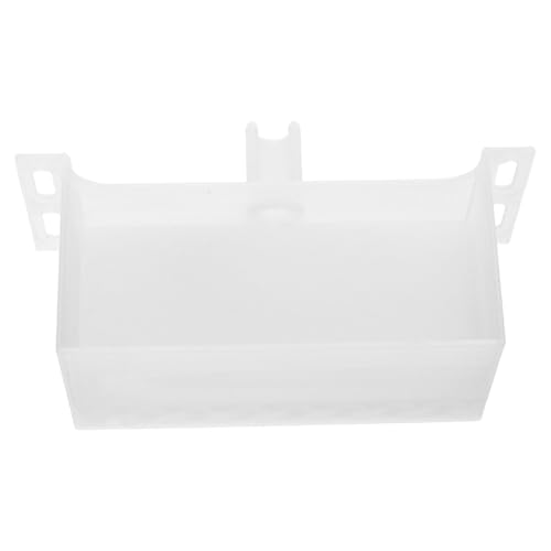 MUELODSIC Bandeja de Drenaje de Agua para Aire Acondicionado Unidad Exterior, Bandeja de Goteo de Plástico Resistente con Tornillos, Diseño Inclinado Antihumedad para Condensado, Accesorio