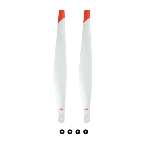 Hélices pliantes blanches en carbone 5018 CW CCW pour drones DJI T25